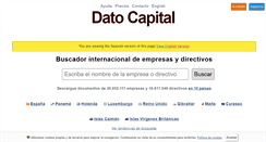 Desktop Screenshot of datocapital.com